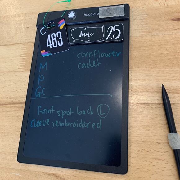 Vintage Disney World Shirt Mens XL Blue Cotton Button Down Dress Mickey Logo - Picture 10 of 11